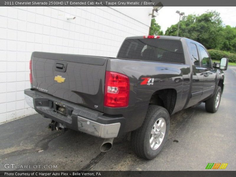 Taupe Grey Metallic / Ebony 2011 Chevrolet Silverado 2500HD LT Extended Cab 4x4