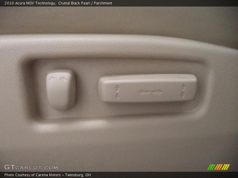 Crystal Black Pearl / Parchment 2010 Acura MDX Technology