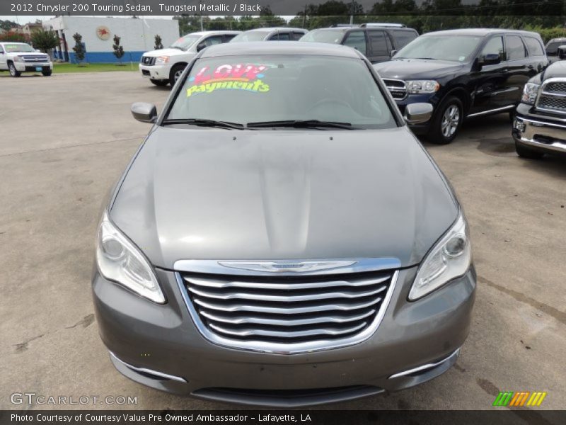 Tungsten Metallic / Black 2012 Chrysler 200 Touring Sedan