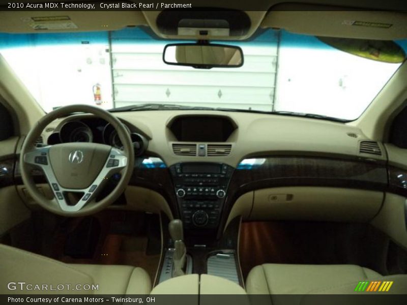 Crystal Black Pearl / Parchment 2010 Acura MDX Technology