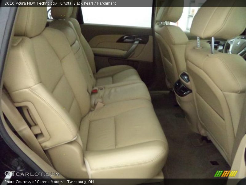 Crystal Black Pearl / Parchment 2010 Acura MDX Technology