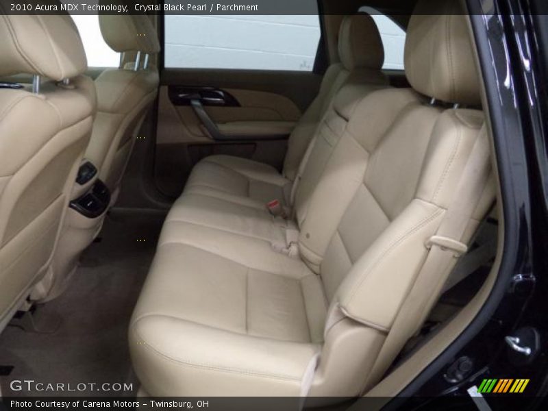 Crystal Black Pearl / Parchment 2010 Acura MDX Technology