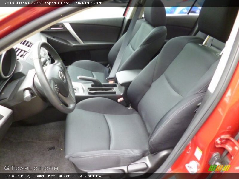 True Red / Black 2010 Mazda MAZDA3 s Sport 4 Door
