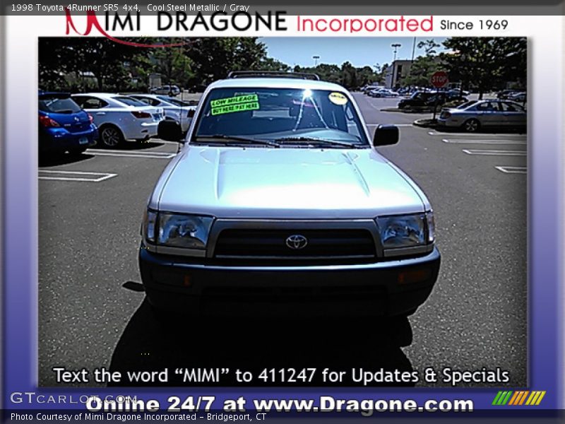 Cool Steel Metallic / Gray 1998 Toyota 4Runner SR5 4x4