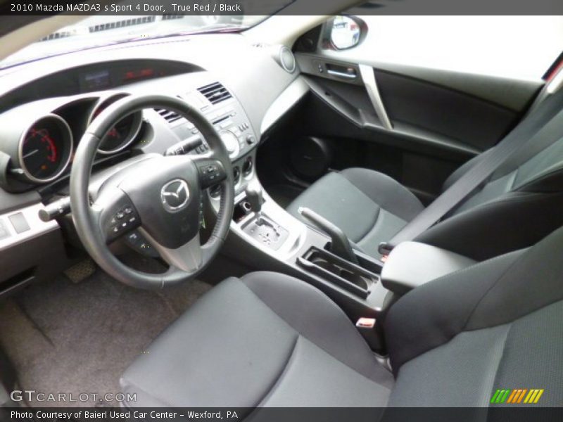 True Red / Black 2010 Mazda MAZDA3 s Sport 4 Door