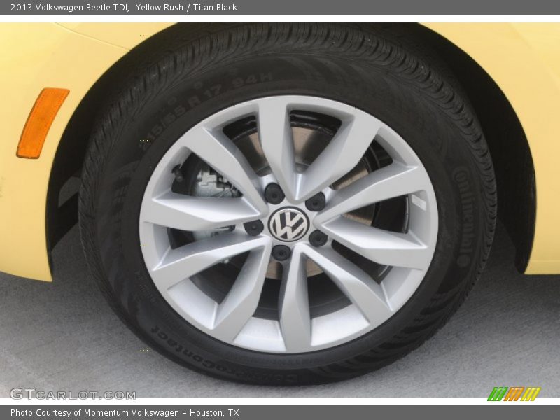 Yellow Rush / Titan Black 2013 Volkswagen Beetle TDI