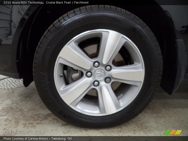 Crystal Black Pearl / Parchment 2010 Acura MDX Technology