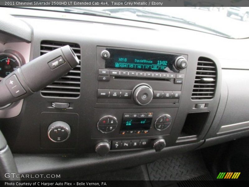 Taupe Grey Metallic / Ebony 2011 Chevrolet Silverado 2500HD LT Extended Cab 4x4