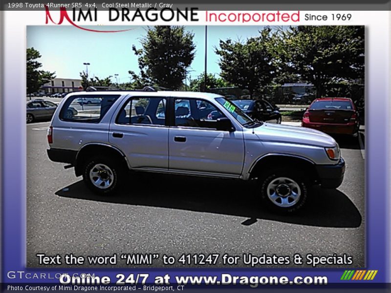 Cool Steel Metallic / Gray 1998 Toyota 4Runner SR5 4x4