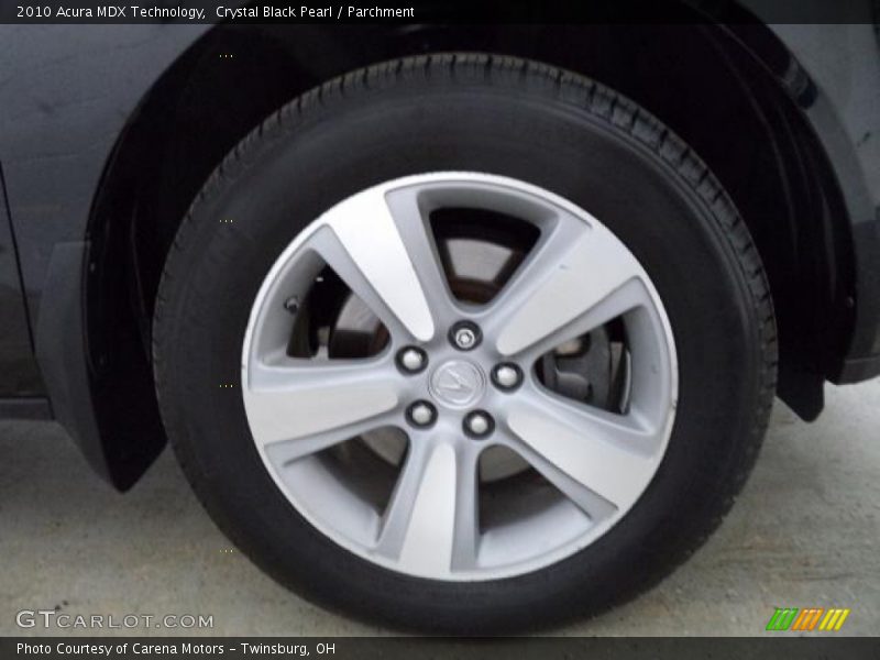 Crystal Black Pearl / Parchment 2010 Acura MDX Technology