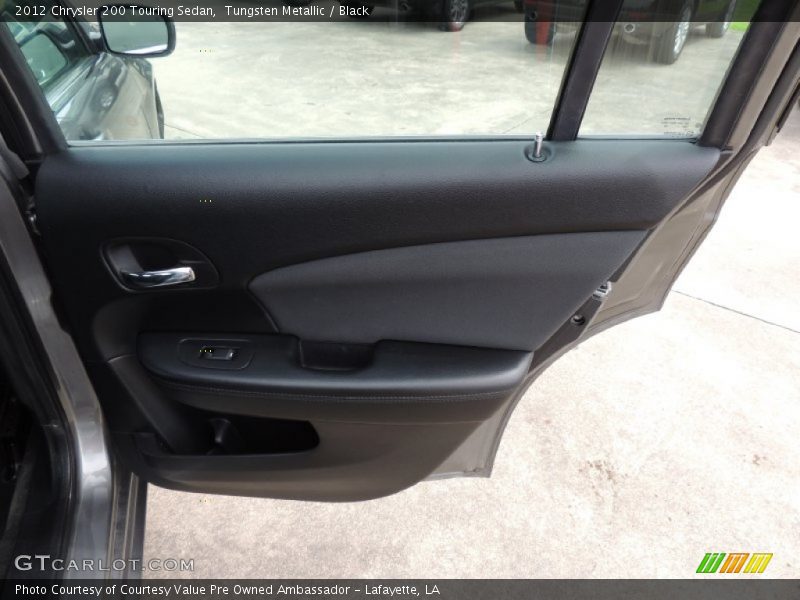 Tungsten Metallic / Black 2012 Chrysler 200 Touring Sedan