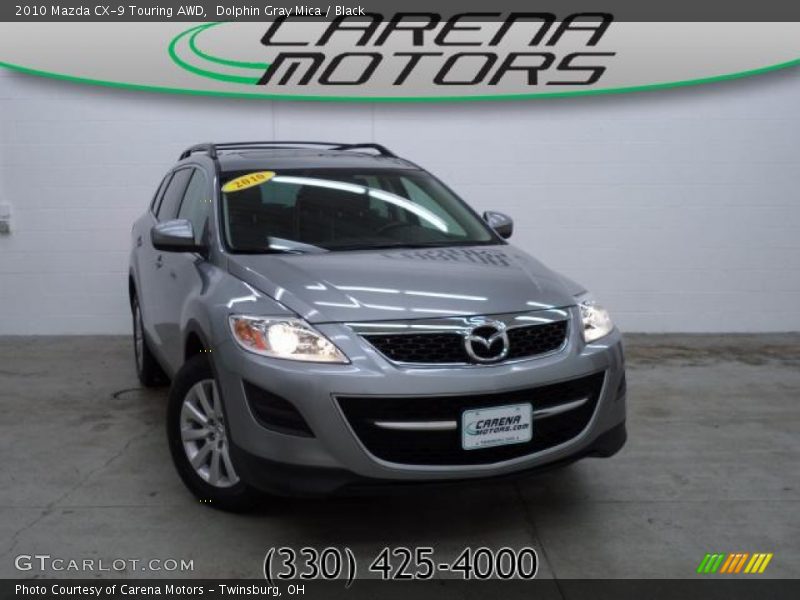 Dolphin Gray Mica / Black 2010 Mazda CX-9 Touring AWD