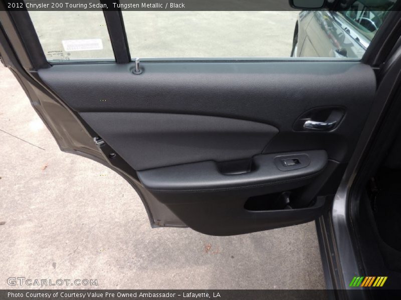 Tungsten Metallic / Black 2012 Chrysler 200 Touring Sedan