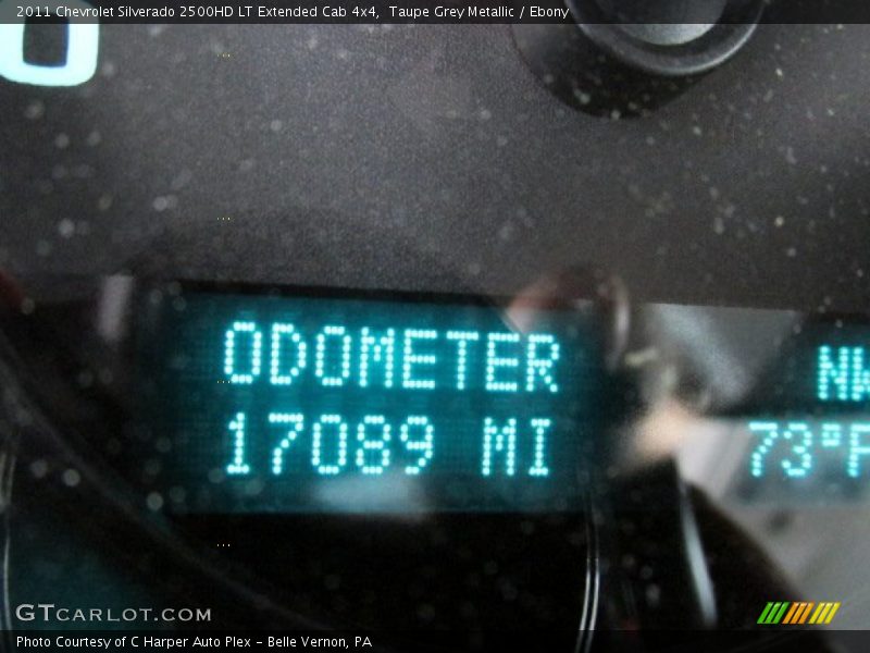 Taupe Grey Metallic / Ebony 2011 Chevrolet Silverado 2500HD LT Extended Cab 4x4