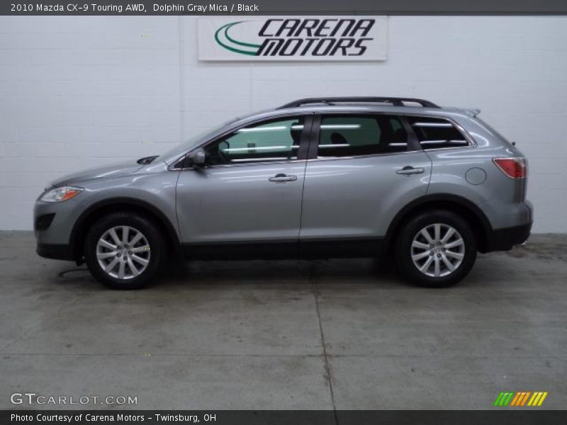 Dolphin Gray Mica / Black 2010 Mazda CX-9 Touring AWD