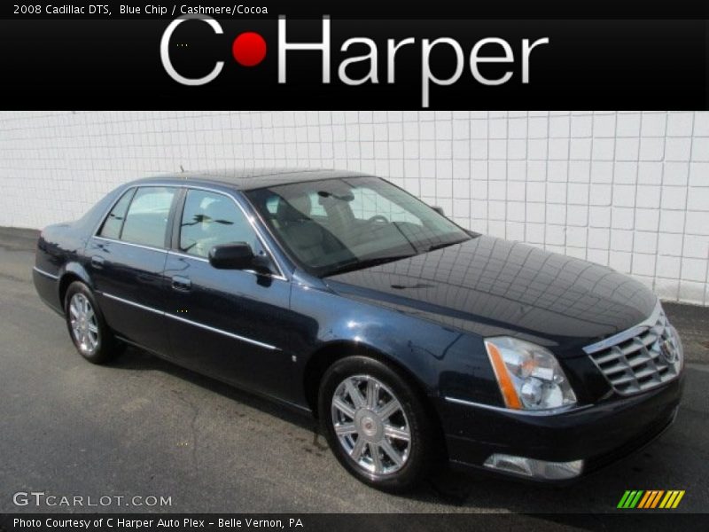 Blue Chip / Cashmere/Cocoa 2008 Cadillac DTS