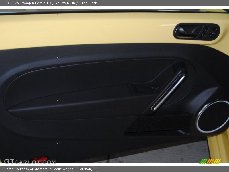 Yellow Rush / Titan Black 2013 Volkswagen Beetle TDI