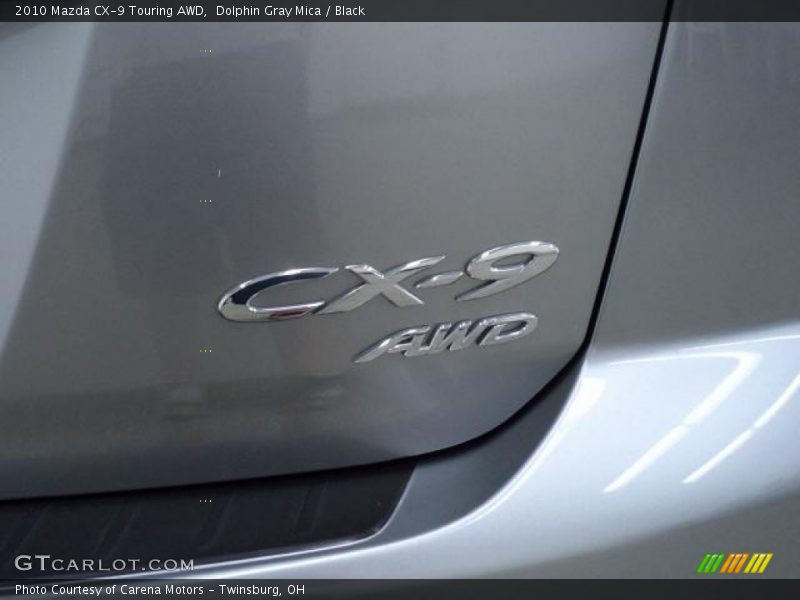 Dolphin Gray Mica / Black 2010 Mazda CX-9 Touring AWD