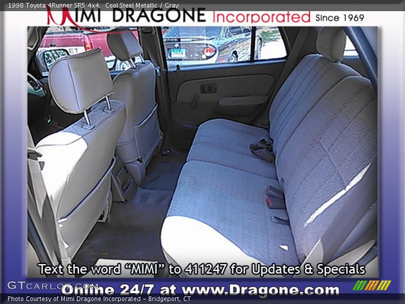 Cool Steel Metallic / Gray 1998 Toyota 4Runner SR5 4x4