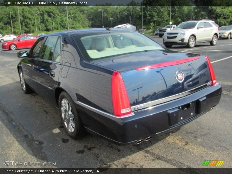Blue Chip / Cashmere/Cocoa 2008 Cadillac DTS