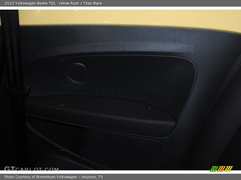 Yellow Rush / Titan Black 2013 Volkswagen Beetle TDI
