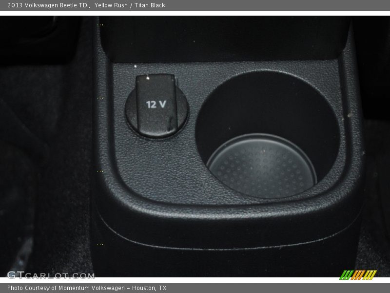 Yellow Rush / Titan Black 2013 Volkswagen Beetle TDI