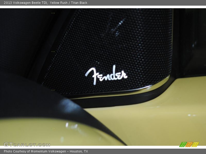 Yellow Rush / Titan Black 2013 Volkswagen Beetle TDI