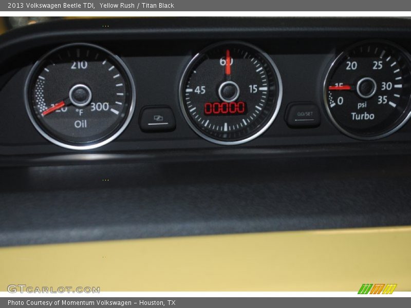 Yellow Rush / Titan Black 2013 Volkswagen Beetle TDI