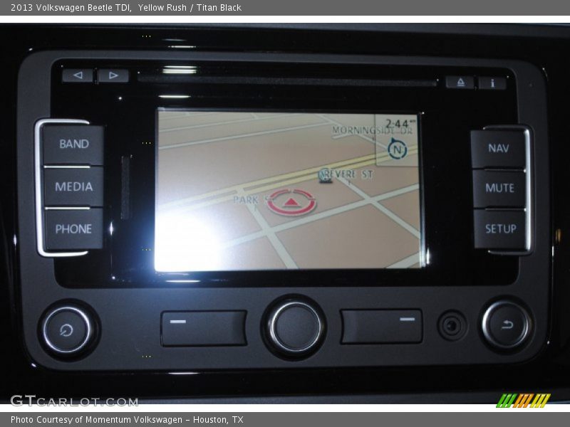 Yellow Rush / Titan Black 2013 Volkswagen Beetle TDI