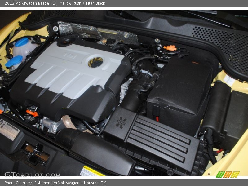 Yellow Rush / Titan Black 2013 Volkswagen Beetle TDI