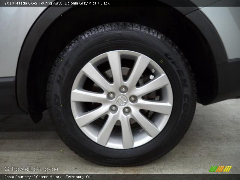Dolphin Gray Mica / Black 2010 Mazda CX-9 Touring AWD