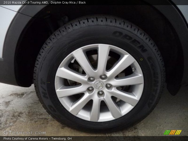 Dolphin Gray Mica / Black 2010 Mazda CX-9 Touring AWD