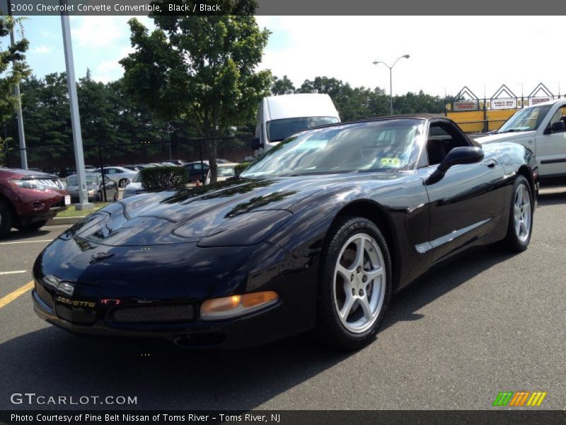 Black / Black 2000 Chevrolet Corvette Convertible