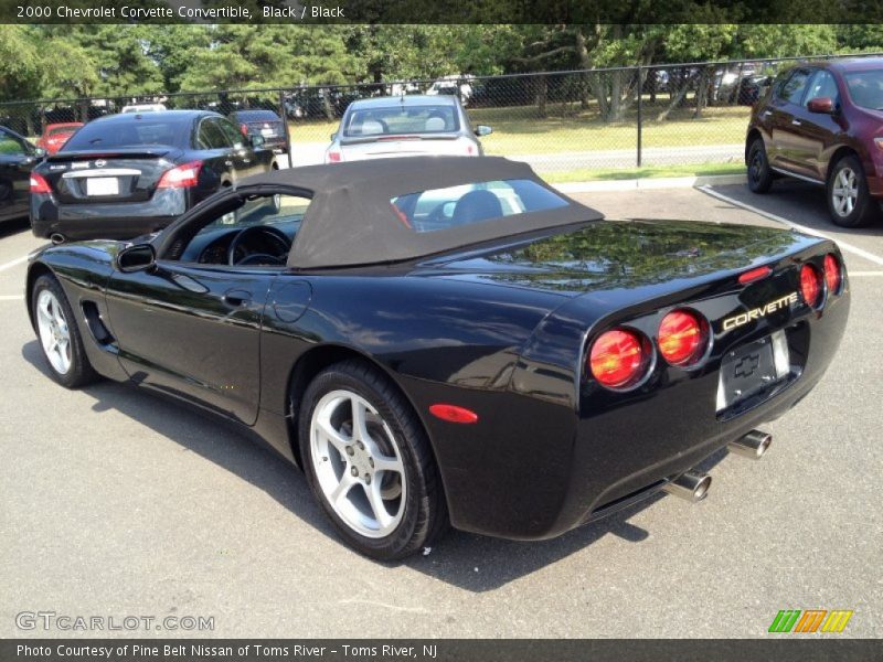 Black / Black 2000 Chevrolet Corvette Convertible