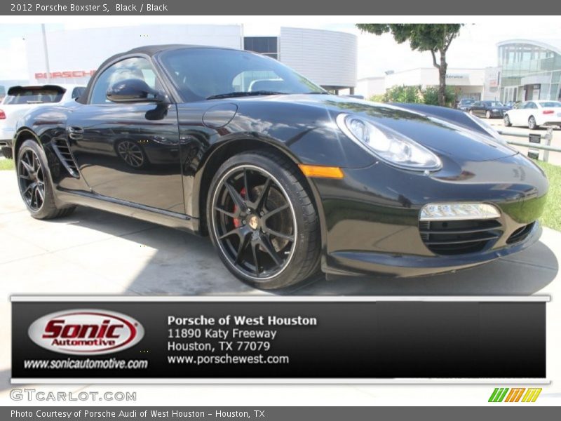 Black / Black 2012 Porsche Boxster S