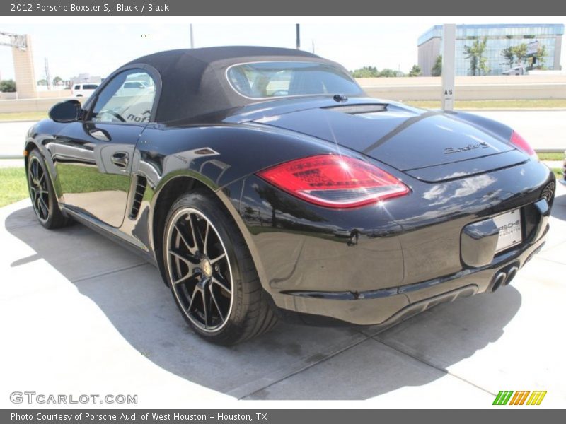 Black / Black 2012 Porsche Boxster S