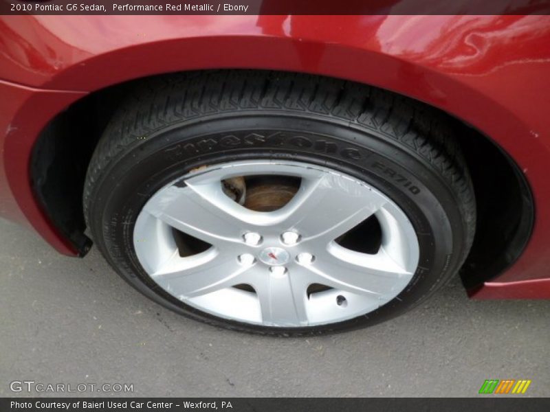 Performance Red Metallic / Ebony 2010 Pontiac G6 Sedan
