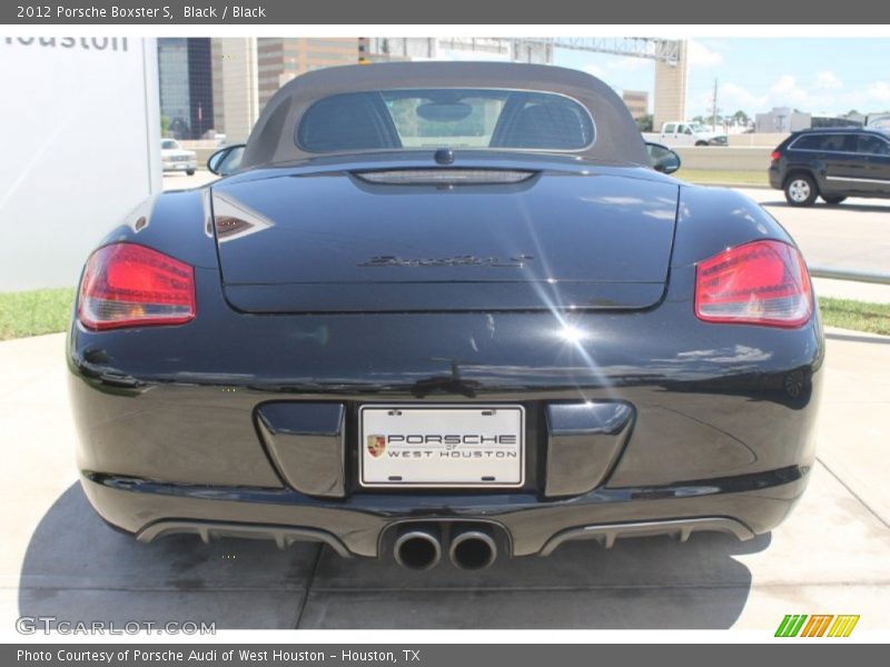 Black / Black 2012 Porsche Boxster S