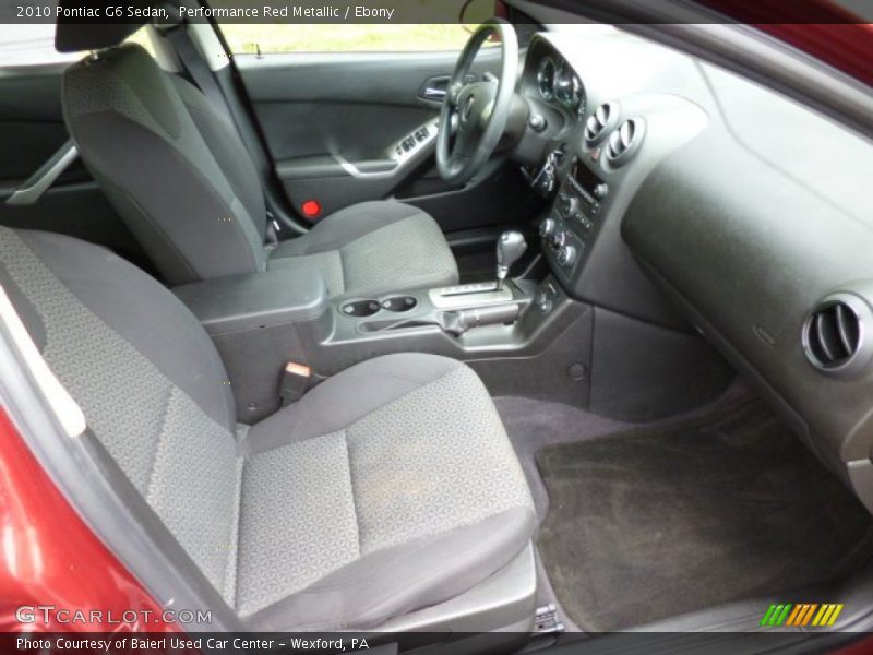 Performance Red Metallic / Ebony 2010 Pontiac G6 Sedan