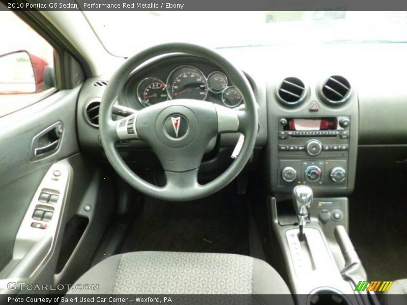 Performance Red Metallic / Ebony 2010 Pontiac G6 Sedan