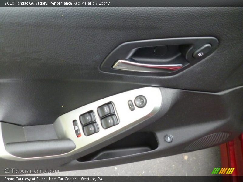 Performance Red Metallic / Ebony 2010 Pontiac G6 Sedan