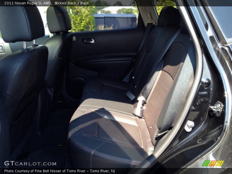 Wicked Black / Black 2011 Nissan Rogue SL AWD