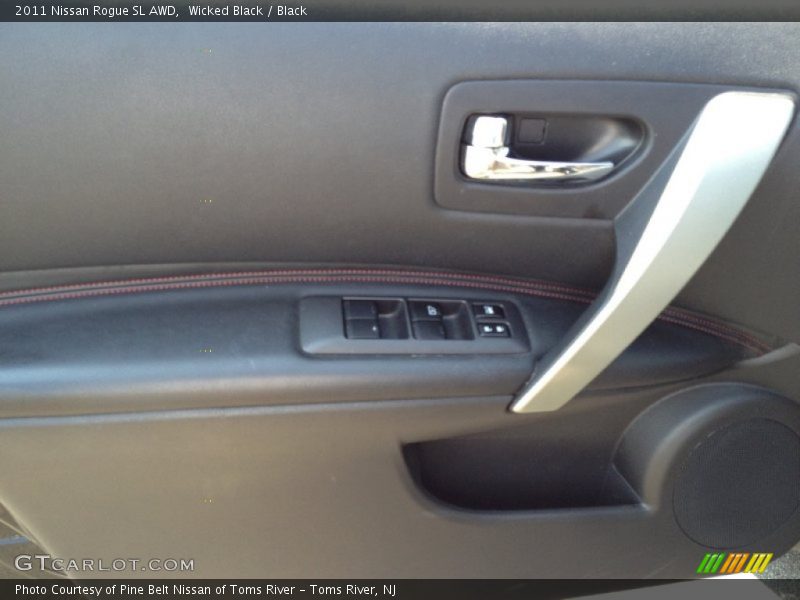 Wicked Black / Black 2011 Nissan Rogue SL AWD