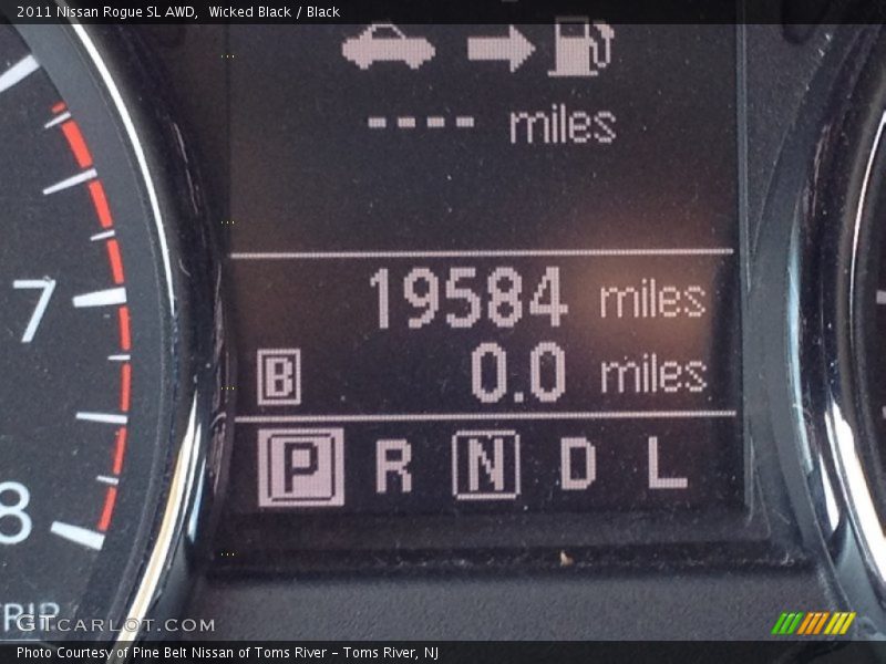 Wicked Black / Black 2011 Nissan Rogue SL AWD