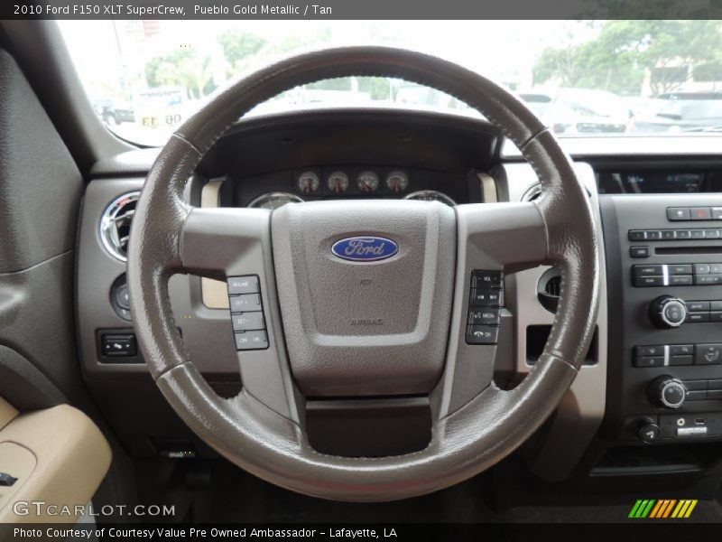 Pueblo Gold Metallic / Tan 2010 Ford F150 XLT SuperCrew