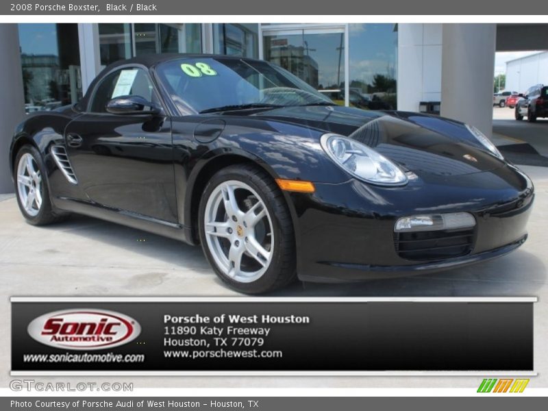 Black / Black 2008 Porsche Boxster