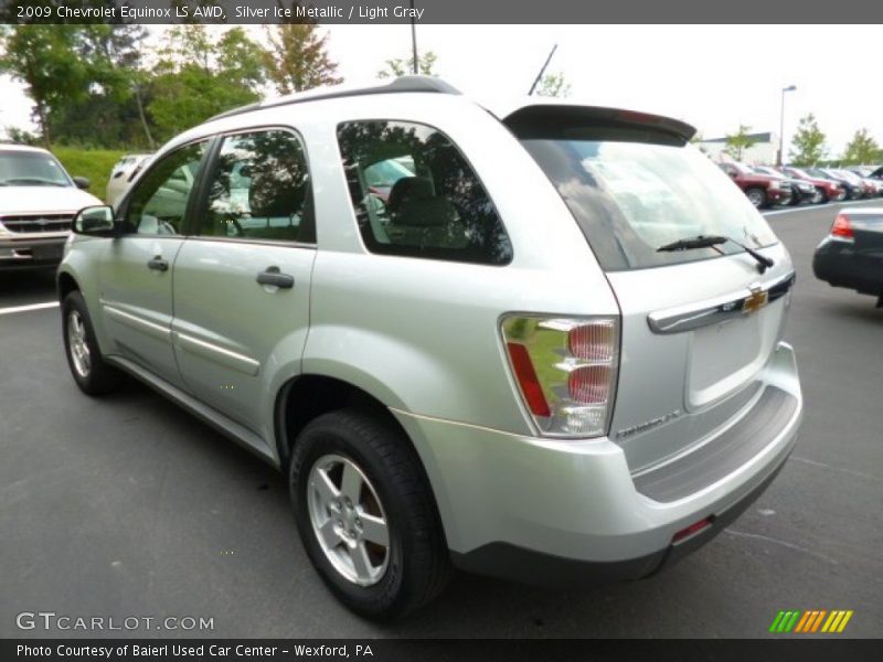 Silver Ice Metallic / Light Gray 2009 Chevrolet Equinox LS AWD