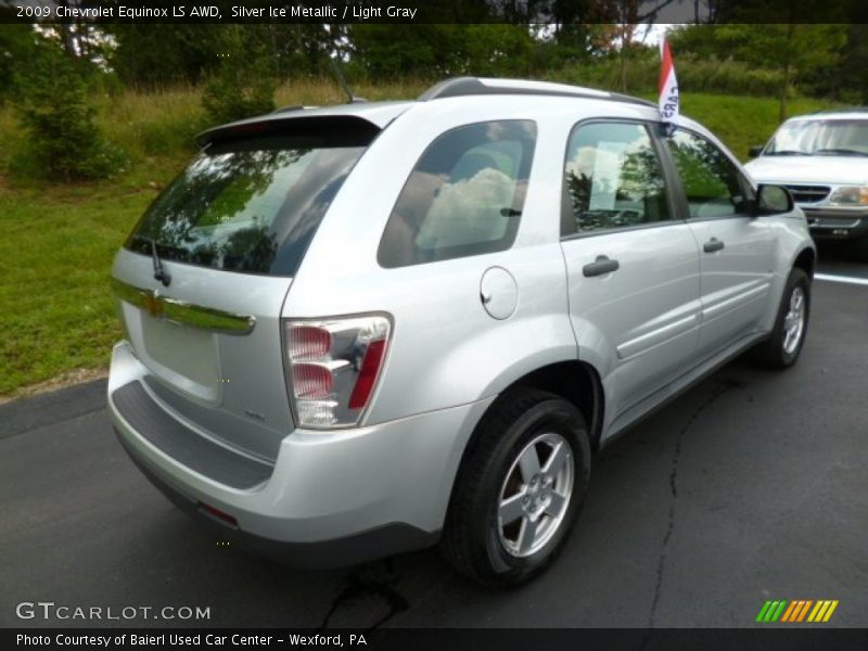 Silver Ice Metallic / Light Gray 2009 Chevrolet Equinox LS AWD