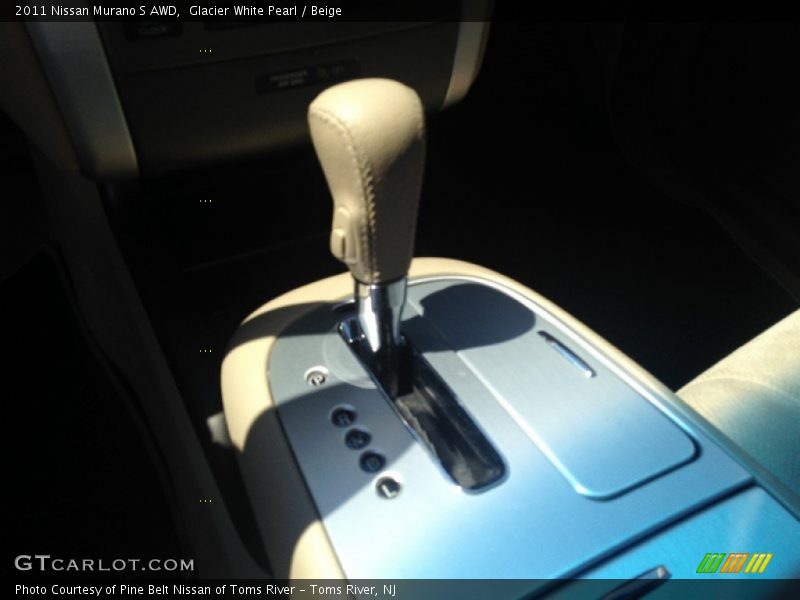Glacier White Pearl / Beige 2011 Nissan Murano S AWD