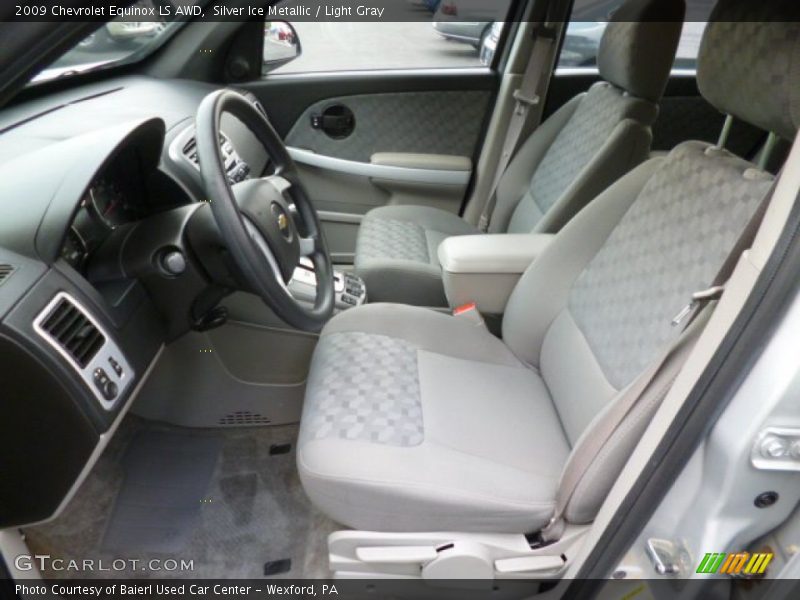 Silver Ice Metallic / Light Gray 2009 Chevrolet Equinox LS AWD